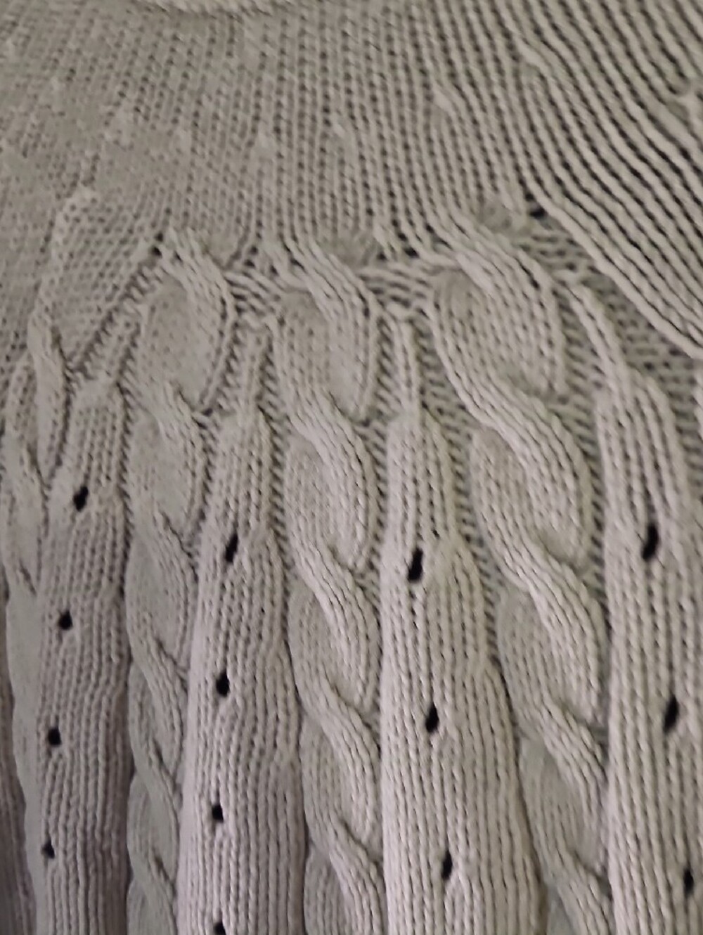 Jillian Jones Olive Green Cable Knit Cardigan Sweater L EUC - Picture 6 of 7